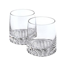 Park Avenue European Mouth Blown Lead Free Crystal Park Avenue Whiskey Set 4 Pieces Rocks Set