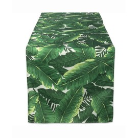 Banana Leaf Outdoor Table Runner 14