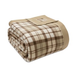 Plaid Micro-Fleece Blanket  Twin