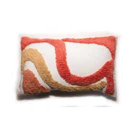 Abstract Shag Decorative Pillow  20