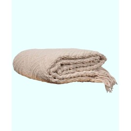 Knit Zig Zag Textured Woven Micro Chenille Throw  Extra Large