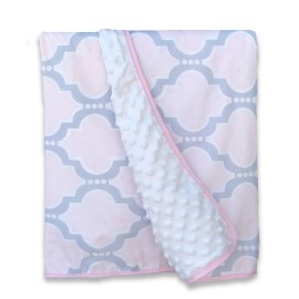 Reversible Chenille Dot Baby Blanket