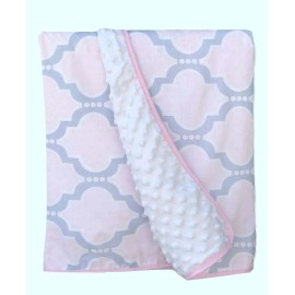 Reversible Chenille Dot Baby Blanket