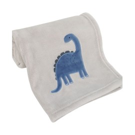 Dino Adventure Super Soft Coral Fleece Baby Blanket