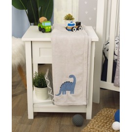 Dino Adventure Super Soft Coral Fleece Baby Blanket