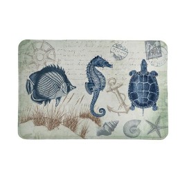 Seaside Postcard Memory Foam Rug