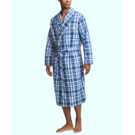 Men's Plaid Woven Robe