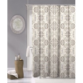 Mosaic Fabric Shower Curtain  70