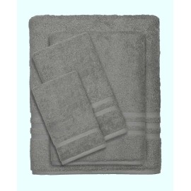 Textiles Turkish Cotton Personalized Denzi Gray Towel Collection