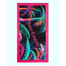 Neon Palm Cotton Beach Towel  36