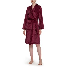 Women's Velvetloft Floral Embossed Robe