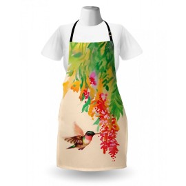 Ruby-Throated Hummingbird Apron