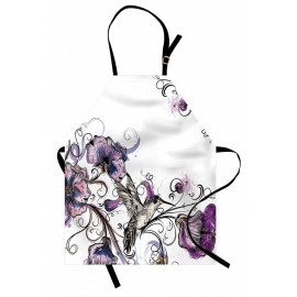 Garden Gems Hummingbird Apron