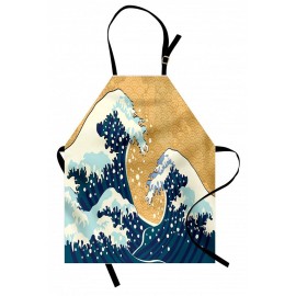 Japanese Wave Apron