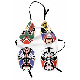 Kabuki Mask Apron